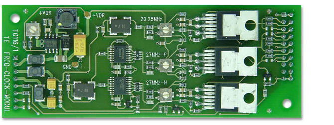 Mehrphasen Clock Generator mit Leitungstreiber für 50 Ohm - von TUCHSCHERER ELEKTRONIK GMBH Mehrphasen Clock Generator mit Leitungstreiber für 50 Ohm - von TUCHSCHERER ELEKTRONIK GMBH