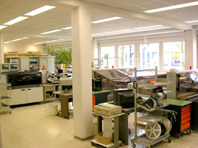 Teilansicht Fertigung bei TUCHSCHERER ELEKTRONIK GMBH